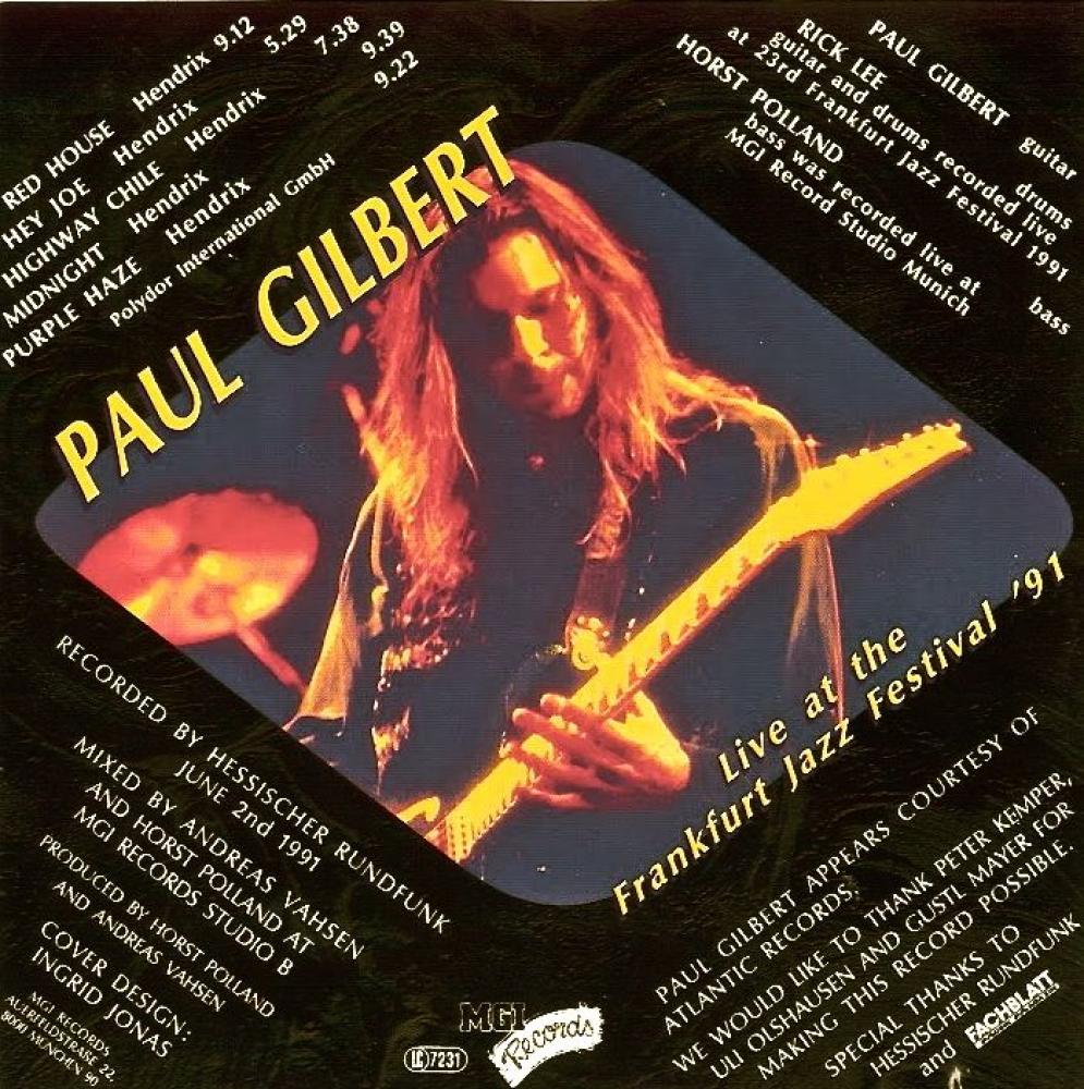 Tribute to Jimi Hendrix - Paul Gilbert