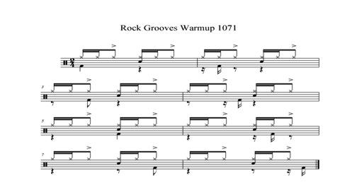 Rock Groove Warm-Up