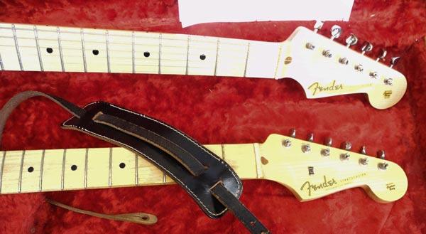 Mani su una Stratocaster del 1957